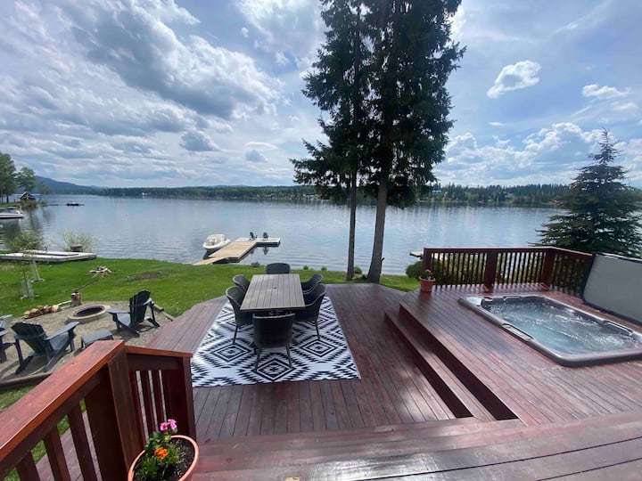 Waterfront Home On Deka Lake With Hot Tub And Dock - Colombie-Britannique