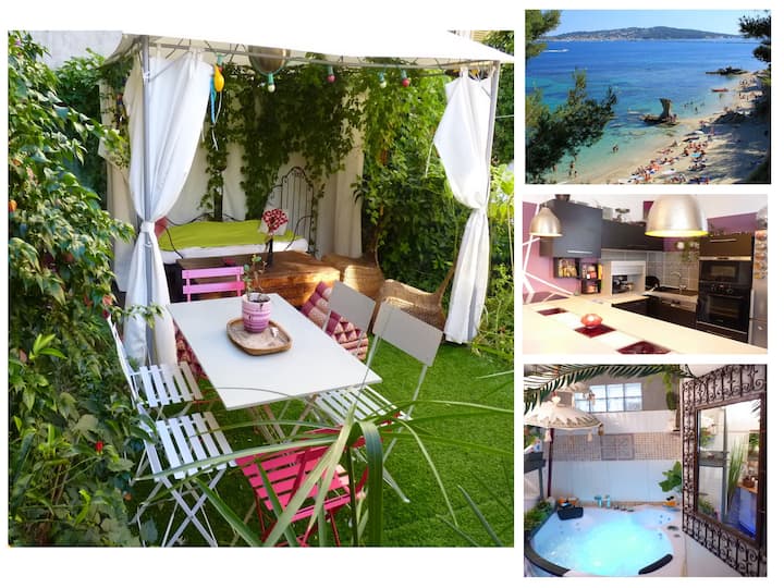 T3 Balneo, Clim, Garden 2 Steps From The Beaches, In The Heart Of The Mourillon! - Toulon