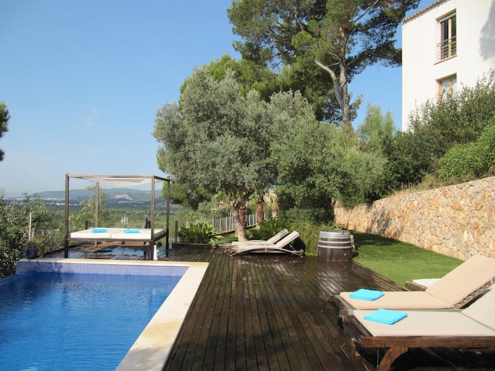 Ruhige Villa Mit Pool Und Tolle Aussicht Zwischen Palma, Valldemosa & Soller - Valldemossa