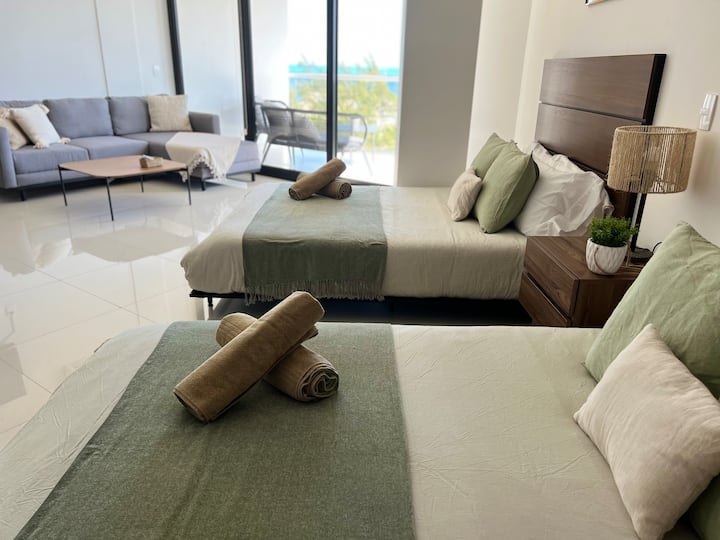 Incredible Loft A Few Meters From The Beach/pool - Cancún