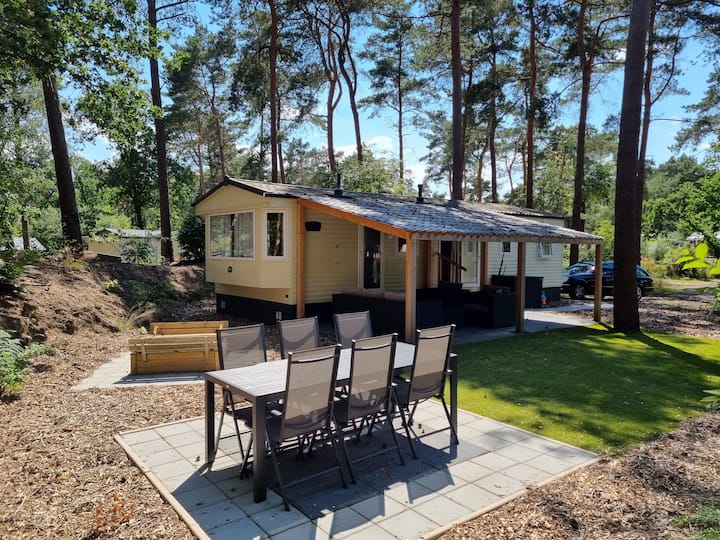 Nice Chalet Near Forest On A 5* Campsite With Pool - Raalte
