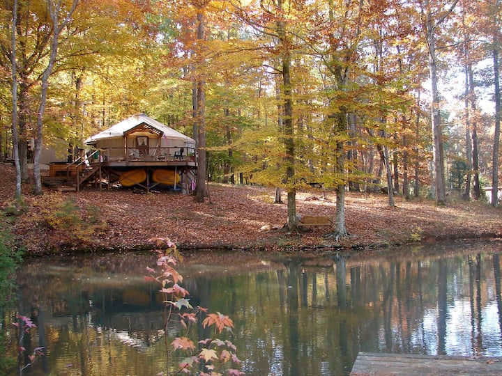The Yurt At Frog Pond Farm - North Carolina