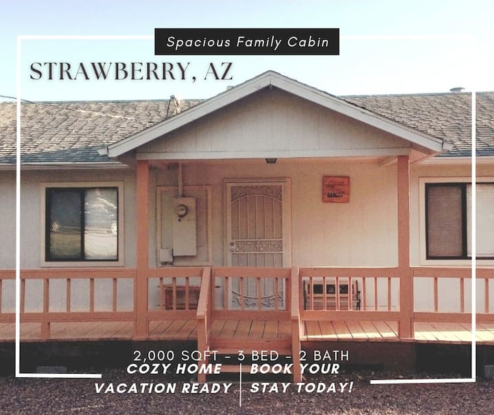 Spacious Family Cabin Near Fossil Creek - Strawberry, AZ
