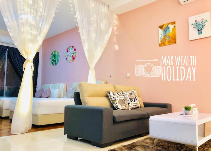 Mwholiday Romantic Suites(4pax)浪漫舒适套房@silverscape - Malacca