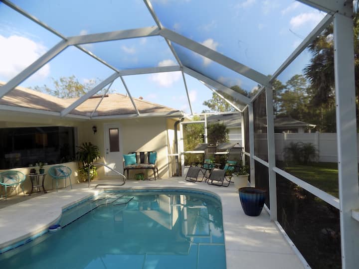 Relax In Your Private 3br 2 Bath Heated Pool Home In A Great Neighborhood! - Palm Coast, FL