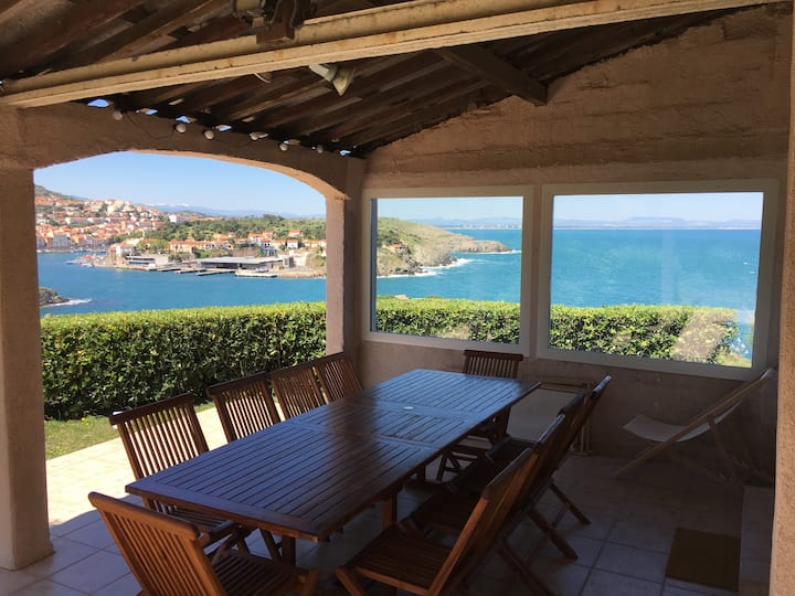 Collioure : Villa Vue Mer Spectaculaire Et Piscine - Port-Vendres