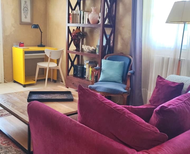 Acogedor Apartamento De 1 Habitación Con Hermoso Jardín A 20 Min. De Burdeos - Villenave-d'Ornon