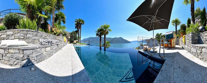 5* Deluxe-resort And Heat. Infinity-pool 29° - Cannobio