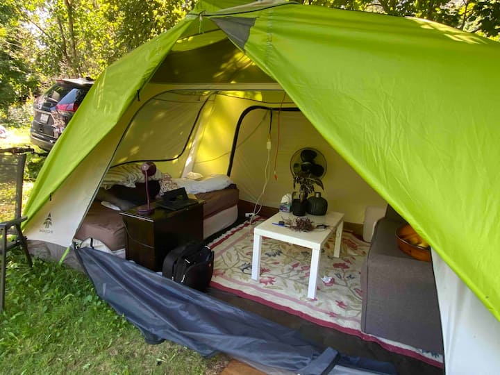 Cozy Bug-proof Furnished Tent - Cobourg