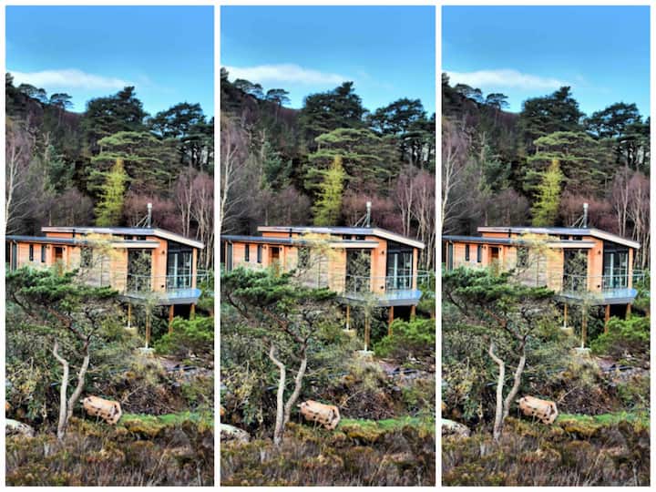 Luxury Cedar Cabin Overlooking Ben&loch Shieldaig - Skye