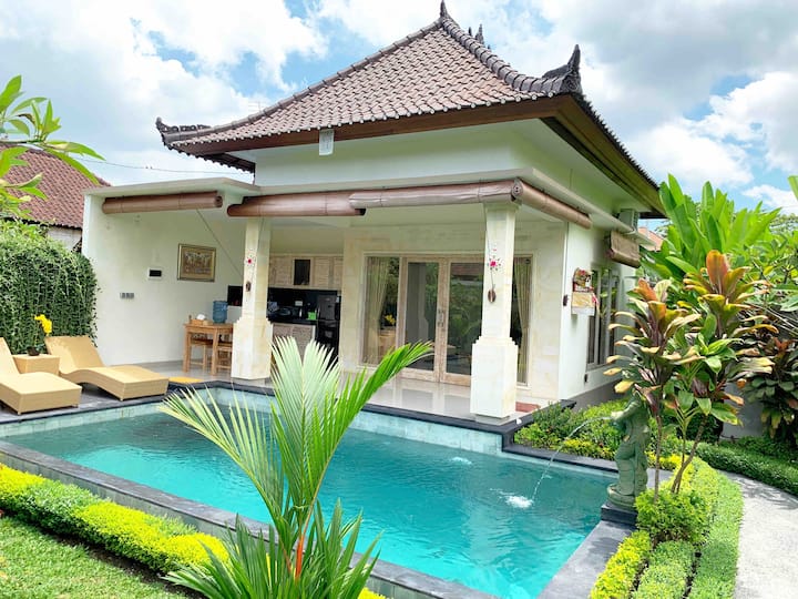 Okioka Villa 2 Private Pool In Rice Fields Ubud - Bali