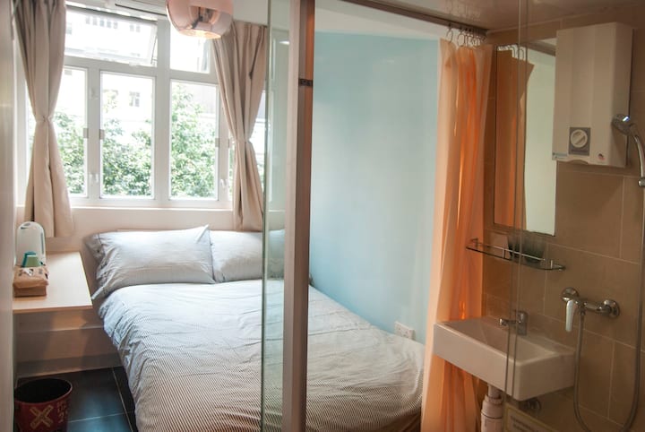 Cozy & Bright Double Bedroom - 3 Mins To Tst Mtr - Sai Kung