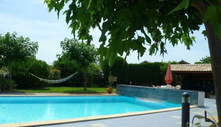Außergewöhnlicher Beheizter Pool "Villa Wallis", 150 M Vom Südstrand Entfernt. - Lacanau Océan