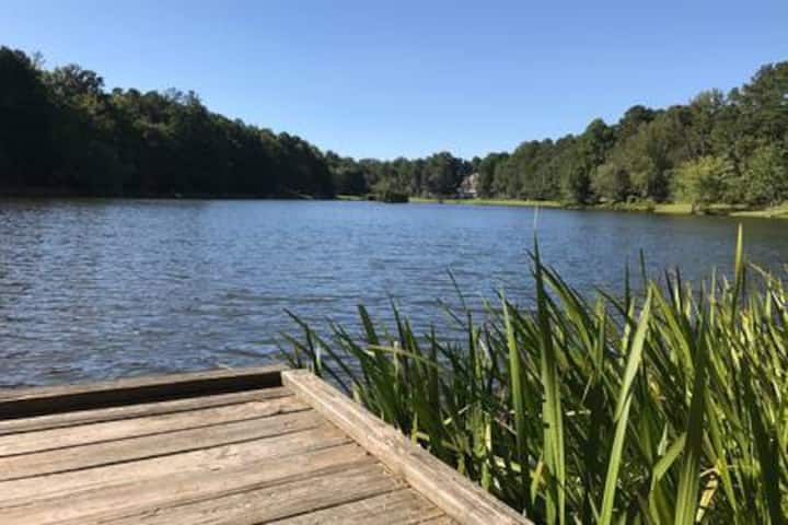 Lakefront Villa With Viewing Deck & Walking Trails - Douglasville, GA