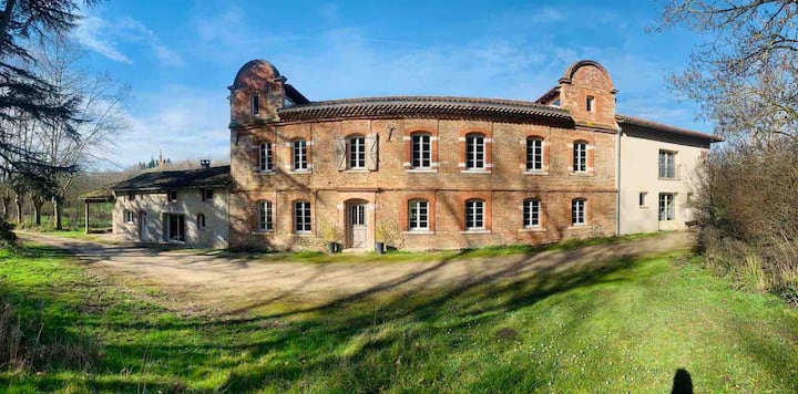 Maison Domaine Ancien Relais De Poste Sur 4 Hect - Labarthe-sur-Lèze