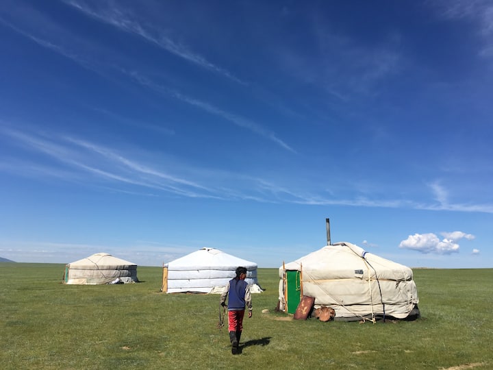 遊牧民の手料理3食込み！ナライハ大草原か奥テレルジの遊牧民宅ホームスティ - Mongolia