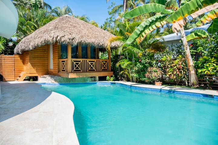 Tropical Bungalow Few Steps From The Beach - Dominican Republic