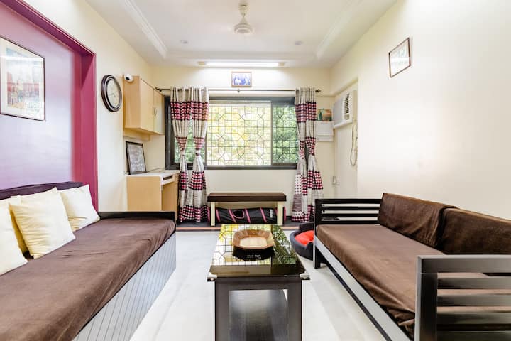Airy Bedroom With Wifi 24/7 Carter Rd Bandra West - 孟買