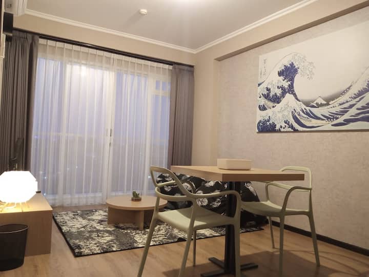 Super Comfy 2 Br Japanese Style Apartment @Pasteur - Bandung