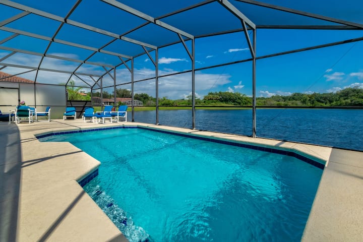 Luxus 5 Betten Florida Pool Home | Mit Blick Auf Den See | Near Disney | Orlando / Kissimmee | - Orlando