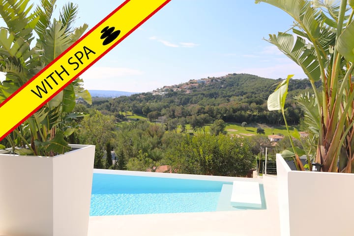 Luxury Villa With Spa And Heated Pool. Panoramic Views To The Sea And Golf - Palma
