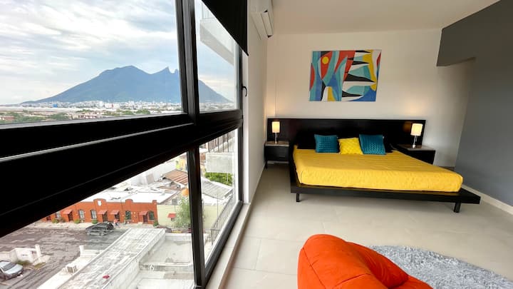 Luxury Pop-art Loft With Breathtaking Views - San Pedro Garza García
