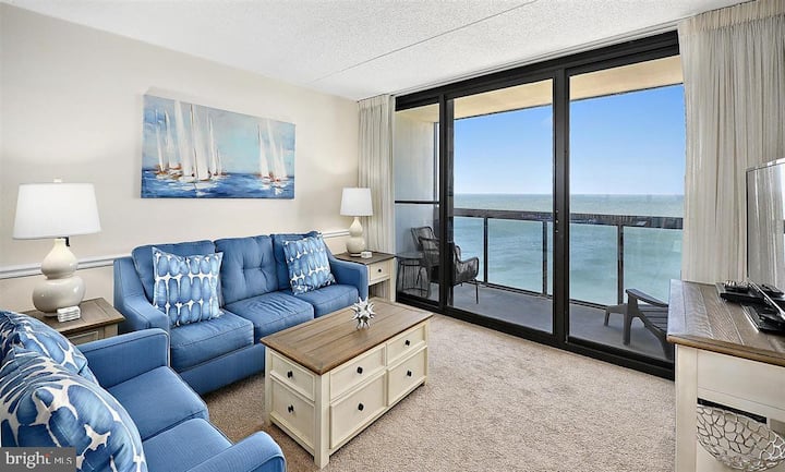Direct Oceanfront With A View And Amenities Galore - Ocean City Beach
