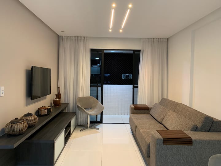 Apartamento Moderno/equipado A 2 Quadras Da Praia - Maceió