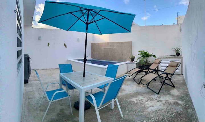 Casa Caribe Hasta 6 Pers Alberca 80cm Compartida - Cozumel