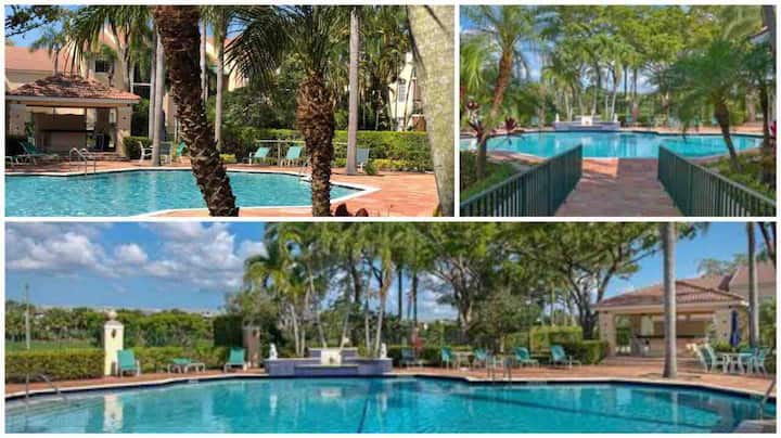 4 Beds/ 2.5 Bath Resort Style Condo + Heated Pool - ウェスト・パーム・ビーチ, FL