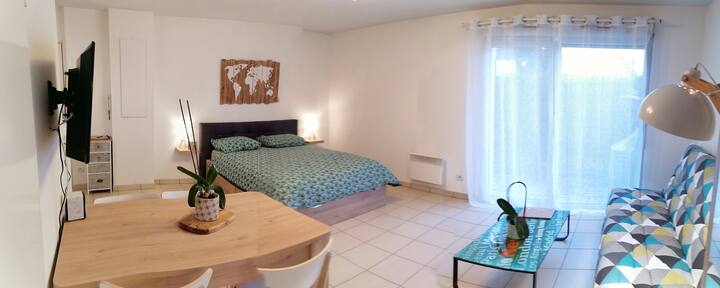 Superbe Appartement  2/4 Personnes De 33m2 En Rdc - ibis Styles Toulouse Nord Sesquieres