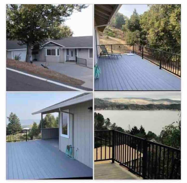 Full Lake View - Open Airy Spacious 3br/2ba Home - Kelseyville, CA