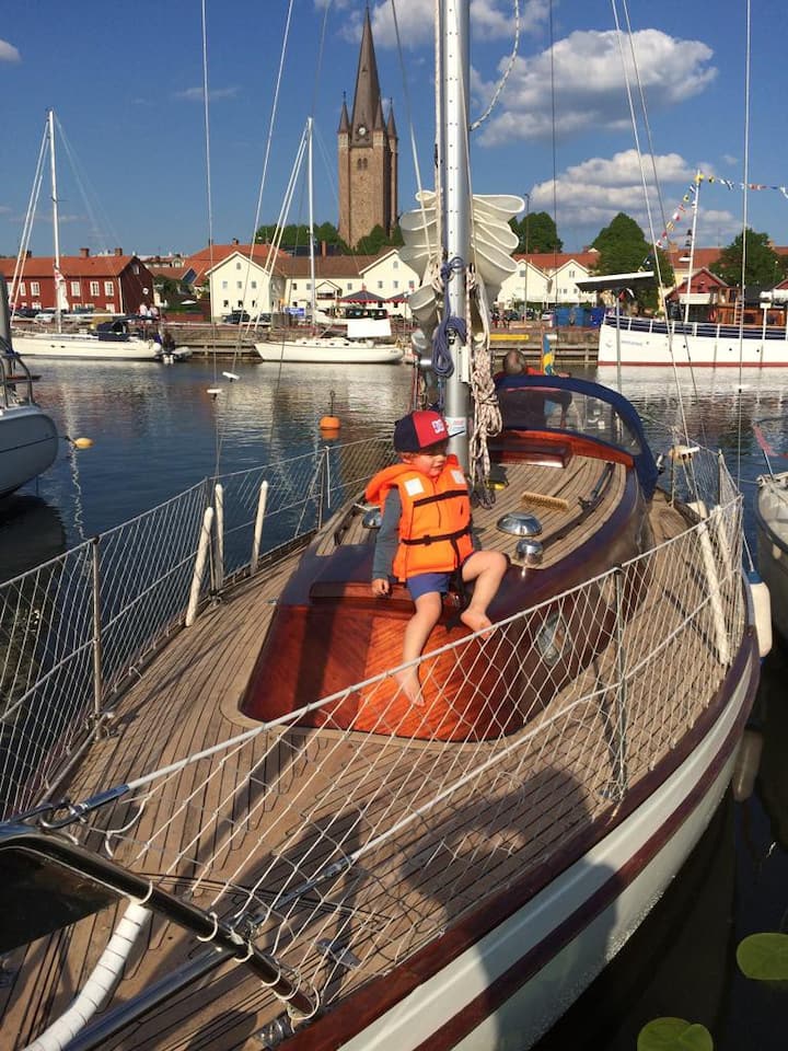 Lovely Boat At The Harbour Of Mariestad - Mariestad