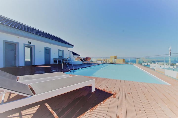 Apartamento Ventura With Rooftop Swimming Pool - タリファ