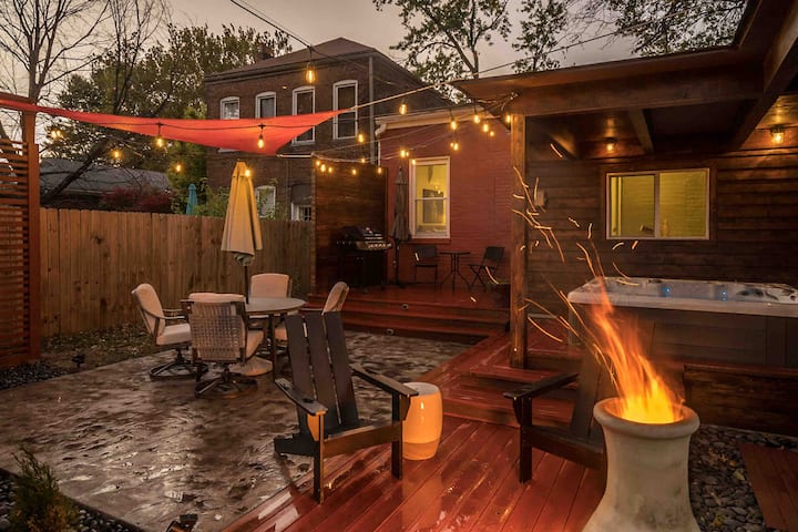 “Hot Tub” Oasis In The Heart Of The City! - Saint-Louis, MO