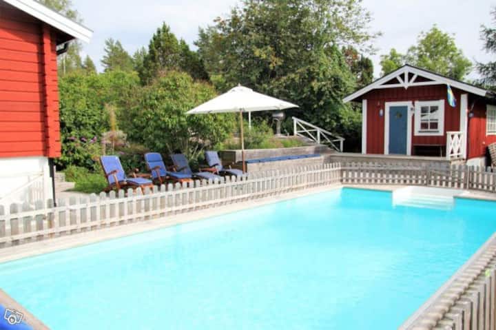 Lovely House With Pool&sauna Sto Archipelargo - Hallstavik