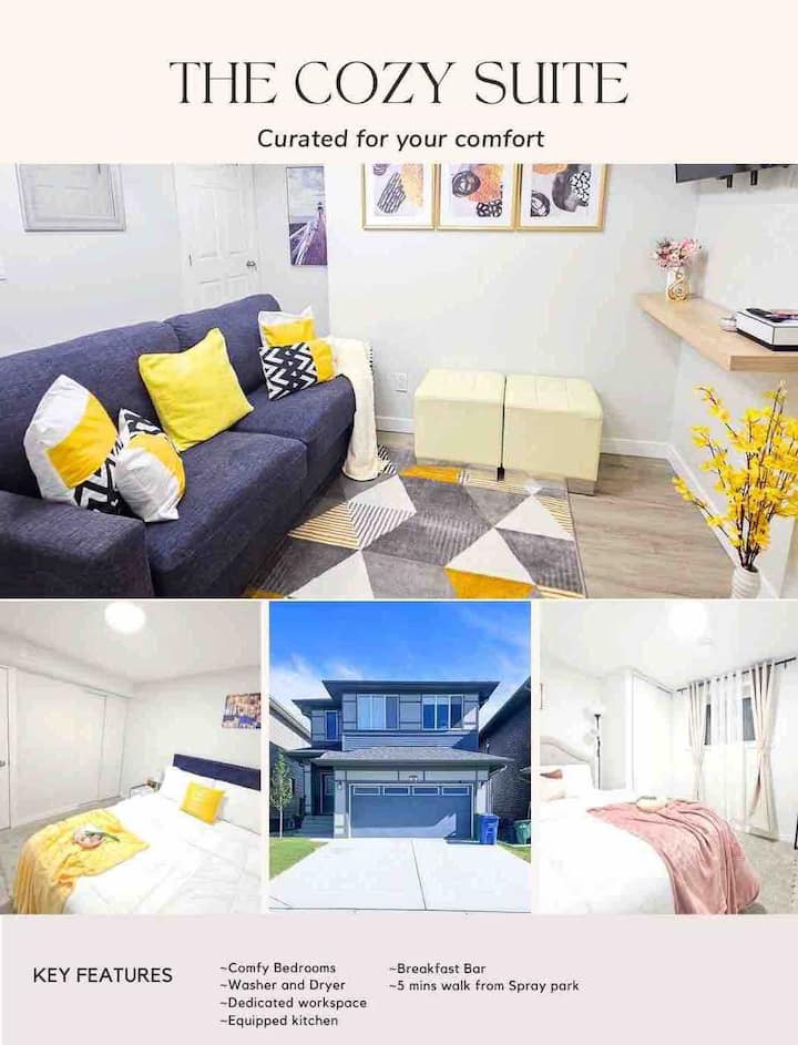*Cozy Stylish Suite* Two Bedrooms + A Den - 에어드리