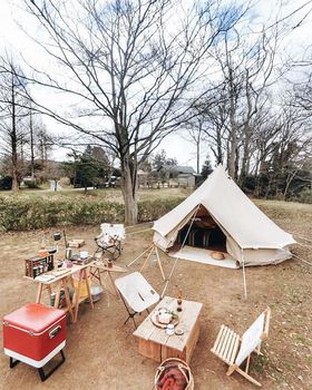 Canvas Tent Rental - Red Deer