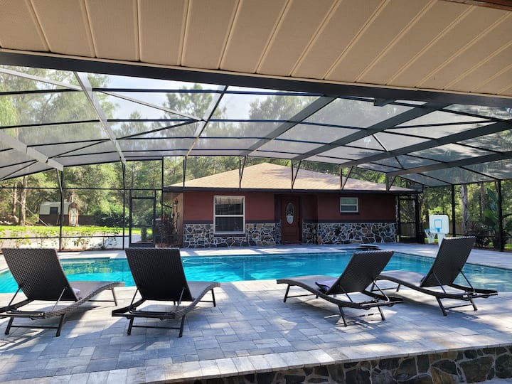 Secluded Getaway W/ Pool And Private Porch - DeLand