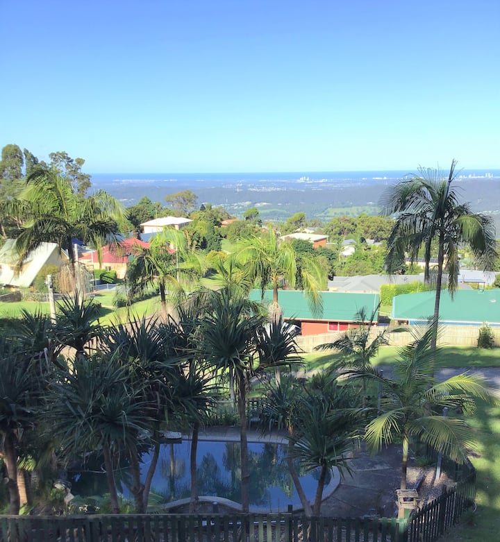 Rainforest Retreat With Gold Coast Views - タンボリーン・マウンテン