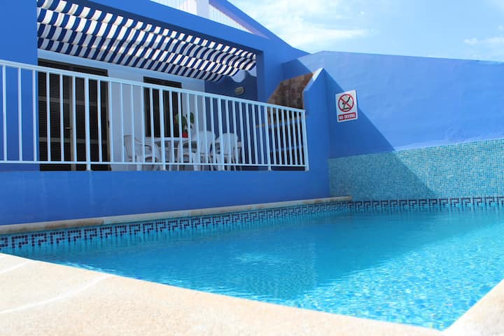 Schlafen 5-6 In Einer Schönen Villa In Der Nähe Des Meeres Mit Privatem Pool Und Garten - Menorca