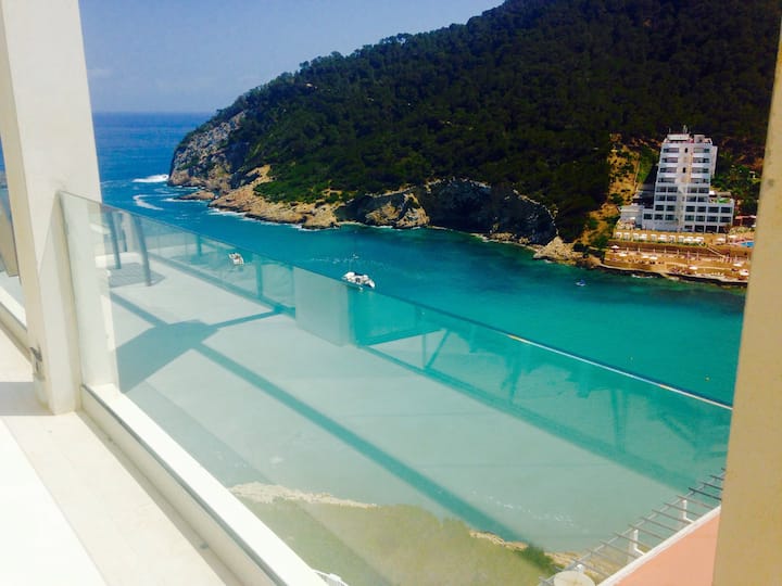 Ibiza  Seafront Studio 5mn Beach Seaviews Terrace - Santa Eulalia