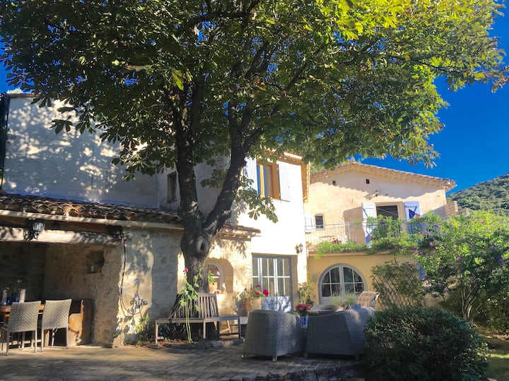 Village House With Heated Pool, Air Con & Wifi - Parc national des Cévennes