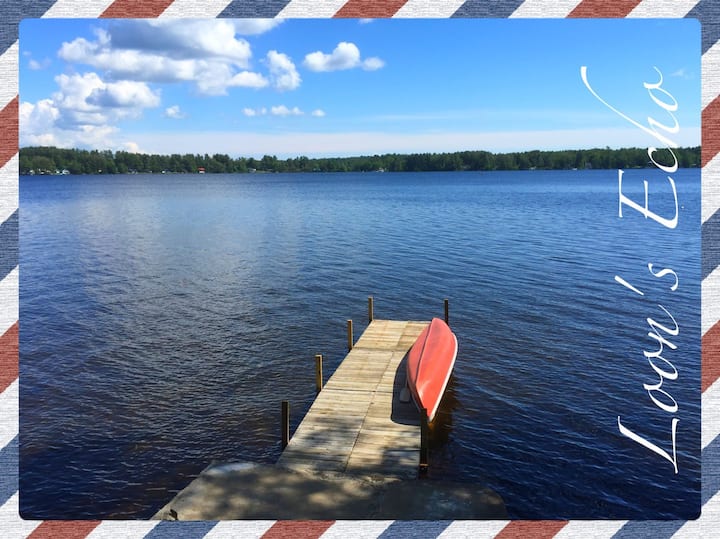 Loon's Echo Lakefront W/ Jacuzzi, Private Dock - Adirondack Mountains