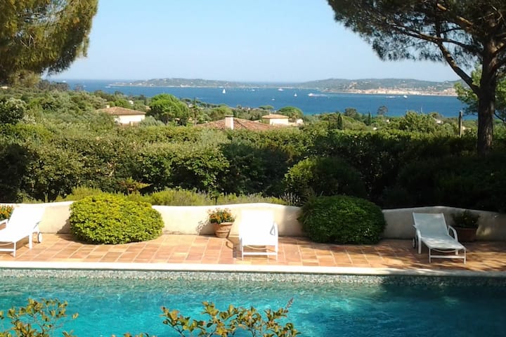 Luxury Architect Villa With Panoramic Sea View St Tropez, Pontoon Boat Option - Pampelonne