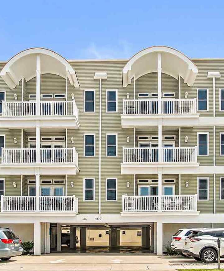 Beautiful Condo Steps To The Ocean And Ocean Views - Wildwood Crest