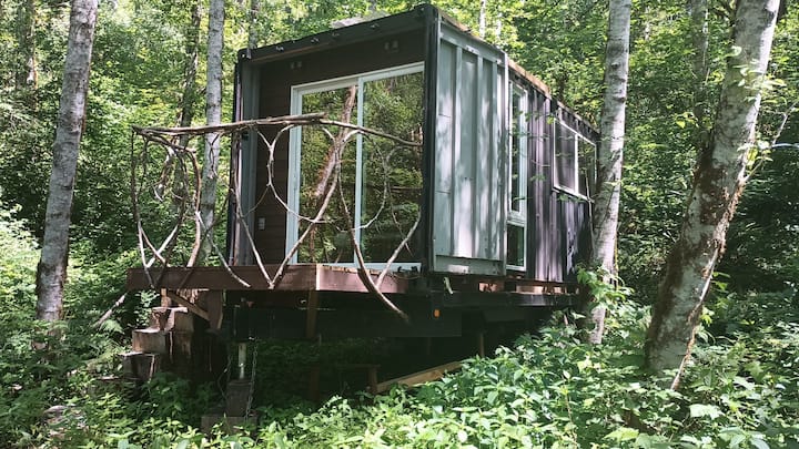 Sleeping Container Forest Tiny House - North Cascades National Park