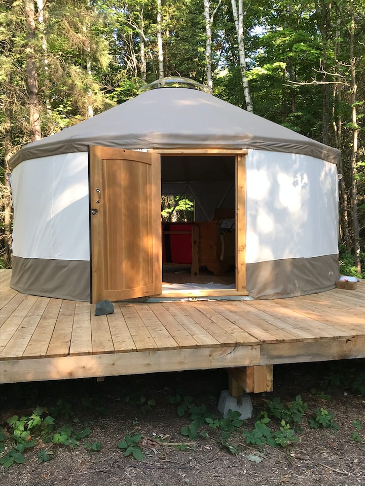 A Yurt On The Banks Of The Mississagi River. - Blind River