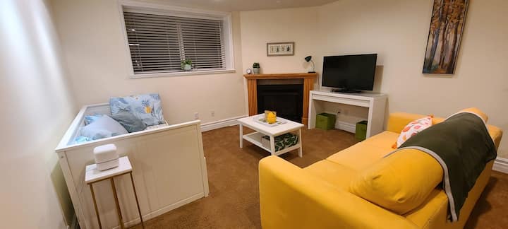 Bright & Spacious Private Basement Suite - 亞博斯福