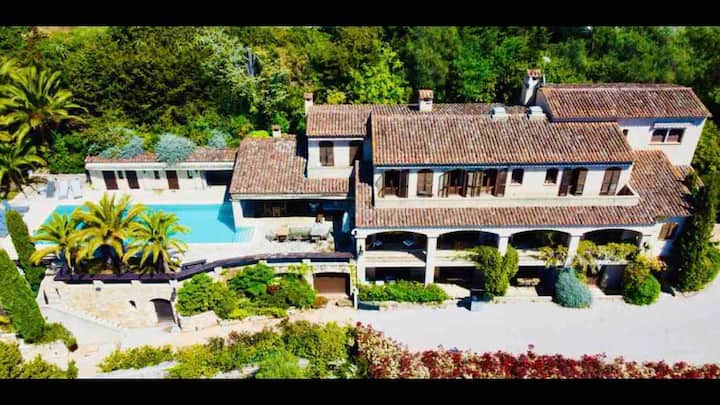 Top Of Villa Vista Mare 4 Camere Da Letto 12 Persone Piscina Nice Mont Boron - Nizza